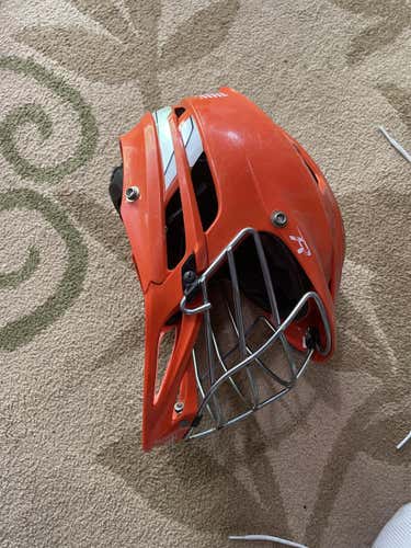 Orange Adult Player's Cascade R Helmet