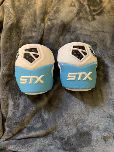 Bluejays Custom Used Large STX Cell IV Elbow Pads