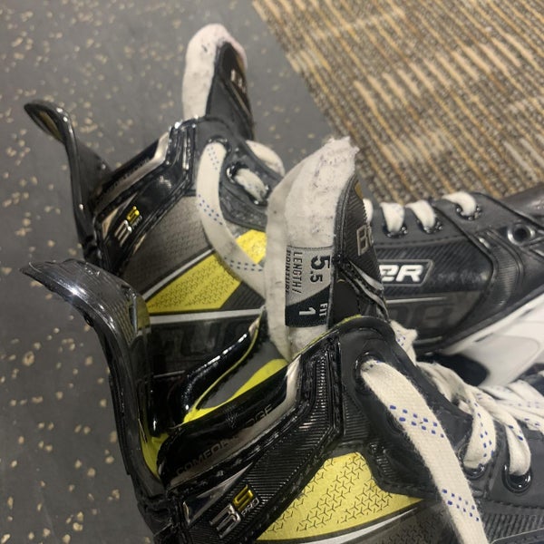 Bauer Supreme 3S Pro Regular Width Pro Stock Size 5.5 Hockey Skates