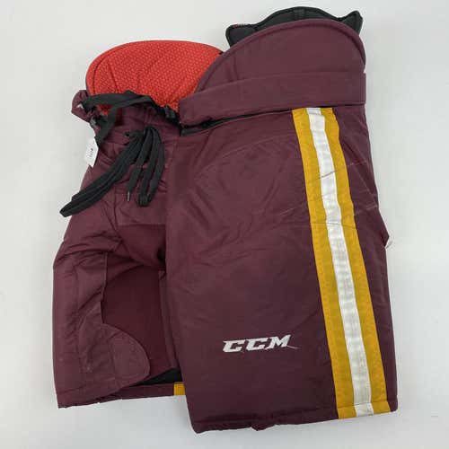 Used Maroon CCM HP45 Hockey Pants | Senior Large | ASU NCAA D1 | B171