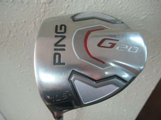 LEFT HANDED PING G20 10.5* DRIVER TFC 169 D REGULAR FLEX GRAPHITE NEW GRIP HC