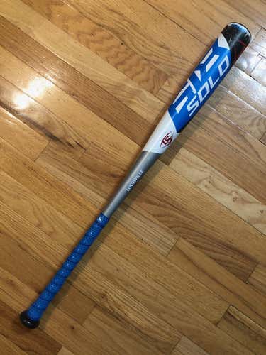 Used BBCOR Certified 2018 Louisville Slugger Alloy Solo 618 Bat (-3) 28 oz 31"