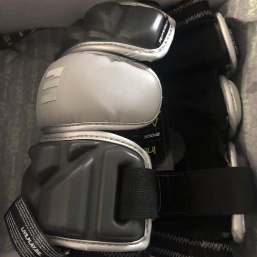 New GRAY LARGE Epoch Integra Arm Pads LAX Lacrosse Nwt