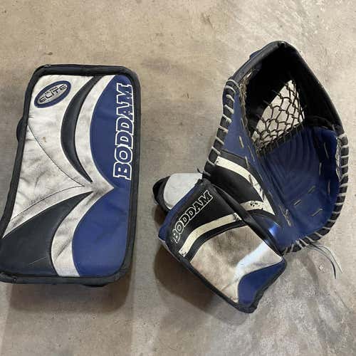 Boddam Blue Senior Regular Ultra Elite Glove/Blocker Set