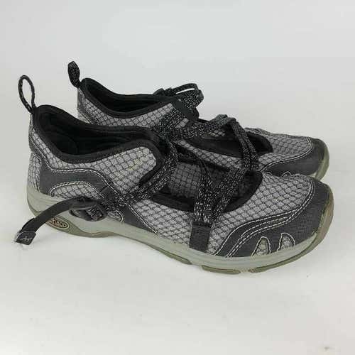Chaco Womens Outcross Evo Mj Hiking Shoes Gray Straps Adjustable Buckle 9.5 M