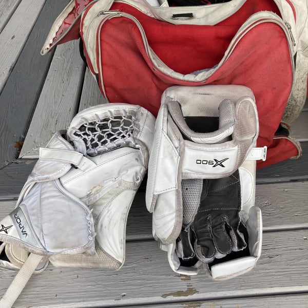 White Senior 34" Regular Vapor X900 Goalie Full Set