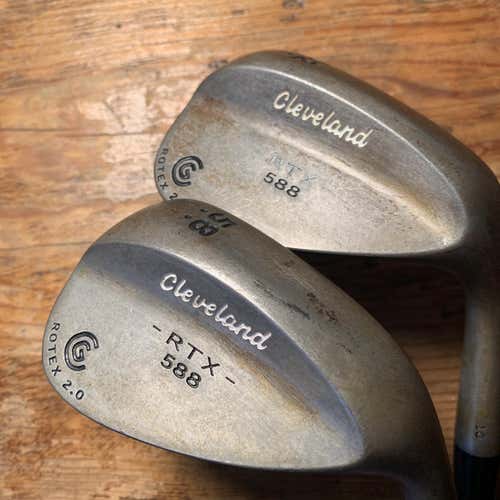 Men's Right Handed 588 RTX Rotex 2.0 Wedge Set Flex Steel Shaft Wedge