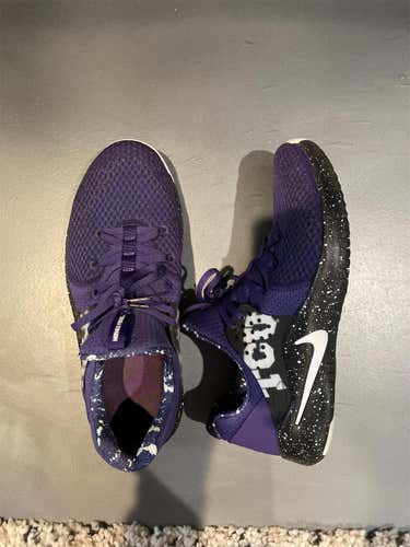 Purple Men's Size 12 (Women's 13) TCU Nike Shoes