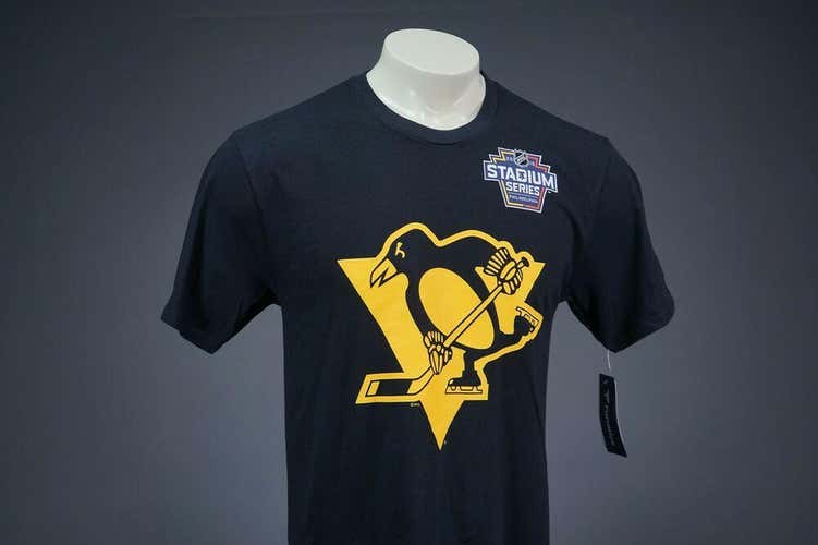 NHL PITTSBURGH PENGUINS HOCKEY 2019 STADIUM SERIES T SHIRT “LETANG 58” ~ MENS S