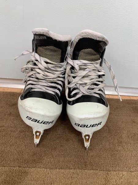 Used Senior Bauer Supreme One.9 Hockey Goalie Skates Regular Width Size 9