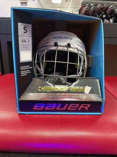 New Bauer Reakt 200 Helmet Combo | Small | White