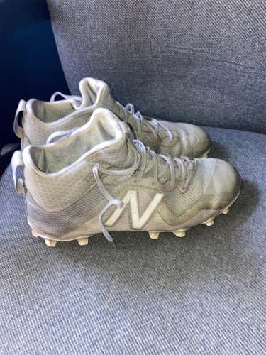 Gray Men's Molded Cleats High Top