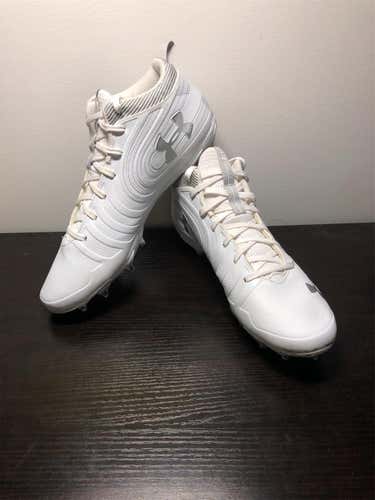 White Unisex Size 11 (Women's 12) Under Armour