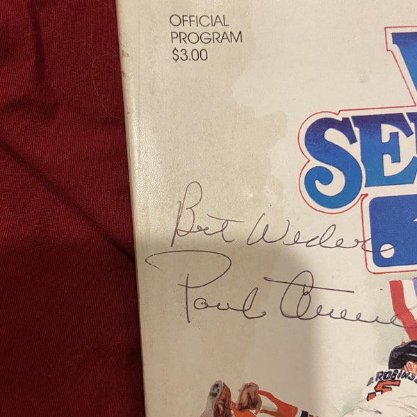 Jim Palmer Autographed Baltimore Orioles 1983 World Series