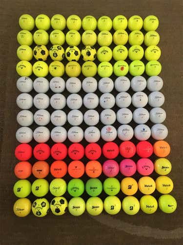 White Used Titleist All variations 108 Pack (9 Dozen) Balls