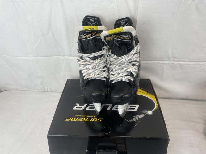 Used Bauer Supreme 2s Junior 04.5 D Ice Hockey Skates