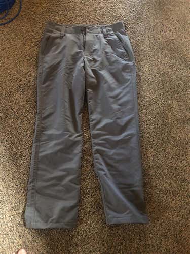 Gray Adult Size 30/30 Golf Under Armour Pants