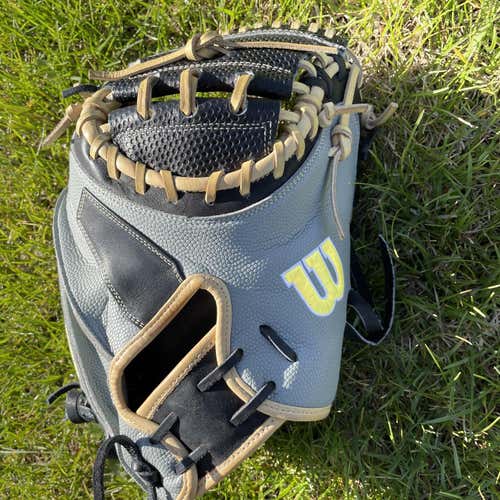 Black High School/College Catcher's A2000 33.5" Baseball Glove