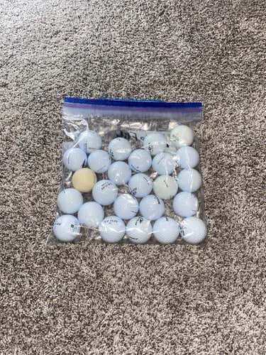 White Used Top Flite 24 Pack (2 Dozen) Balls