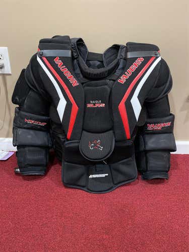 UCGP Pants,blg3 Blades & Grand Rapids Griffins  SLR2 Pro Carbon  Pro Stock Goalie Chest  Item#GRGCH