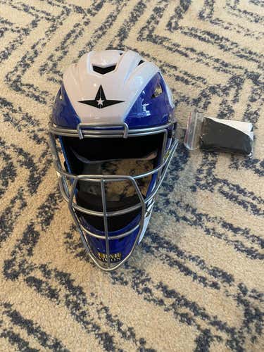 New Youth All Star MVP2510 Catcher's Mask Blue and White