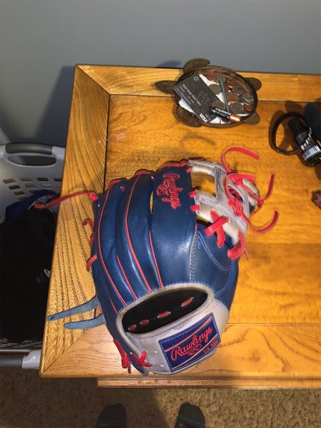 Blue High School/College Infield Heart of the Hide 11.75" Baseball Glove