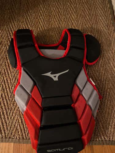 Black Adult Mizuno Samurai Catcher's Chest Protector
