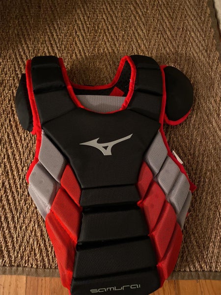 Black Adult Mizuno Samurai Catcher's Chest Protector