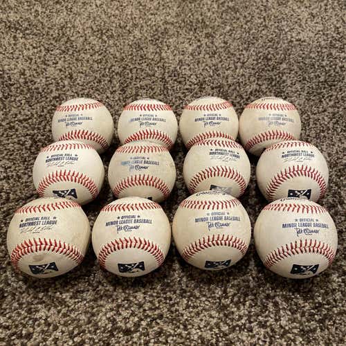 1 Dozen Minor League Baseballs