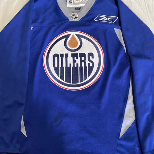 Edmonton Oilers Reebok Pro Stock Practice Jersey