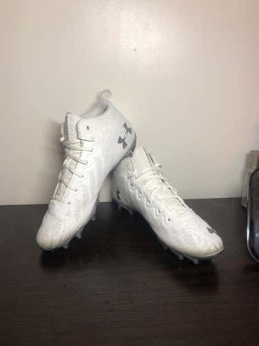 White Unisex Size 11 (Women's 12) Under Armour