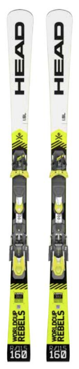 New 2020 Head WC Rebels iSL RP Skis 155cm w/ used Bindings