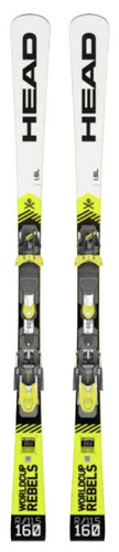 New 2020 Head WC Rebels iSL RP Skis 155cm w/ used Bindings Freeflex EVO 14