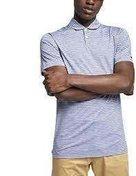 NWT NIKE DRI-FIT TIGER WOODS VAPOR STRIPE GOLF POLO XL