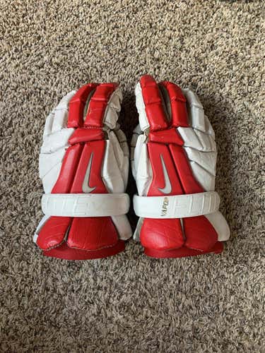 Used Nike Vapor Elite Lacrosse Gloves