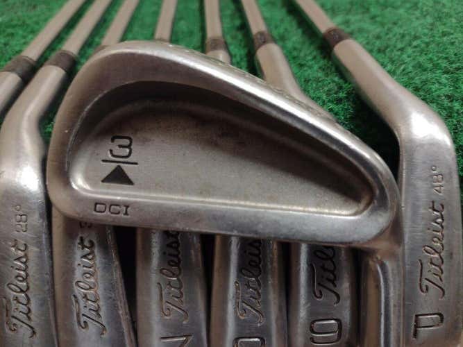 Titleist DCI Black Golf Iron Set 3-PW Stiff Flex Steel Shaft