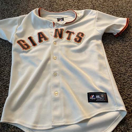 Youth Large Majestic Giants Tim LIncecum Jersey