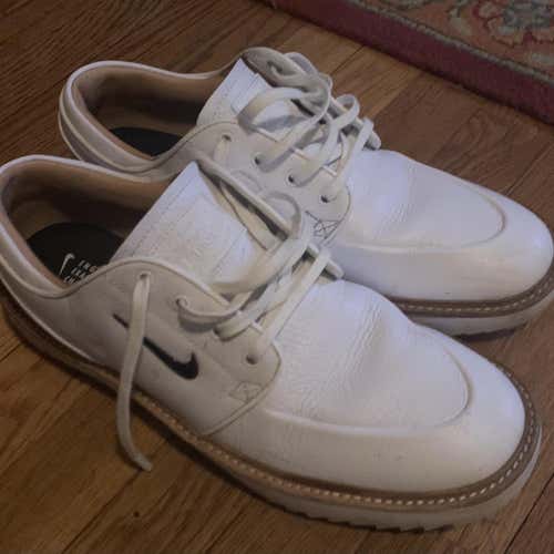 White Men's Size 11.5 (Women's 12.5) Nike Golf Shoes
