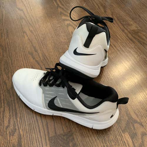 White Men's Size 8.0 (Women's 9.0) Nike Golf Shoes