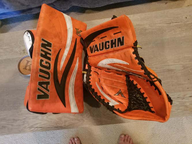 Vaughn Velocity V5 glove and blocker