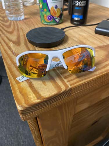 White Unisex Youth Under Armour Sunglasses