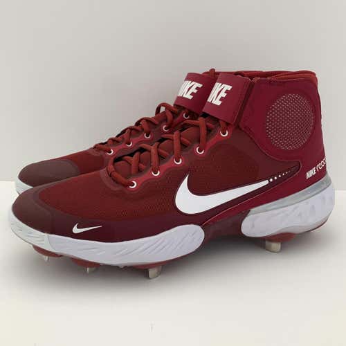 Nike Alpha Huarache Elite 3 Mid Baseball Metal Cleats Men's Size 13