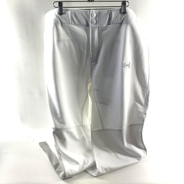 Used Under Armour White Xl Tall Baseball & Softball Pants & Bottoms
