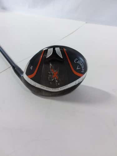 Used Callaway X2 Hot 3 Wood Graphite Stiff Golf Fairway Woods