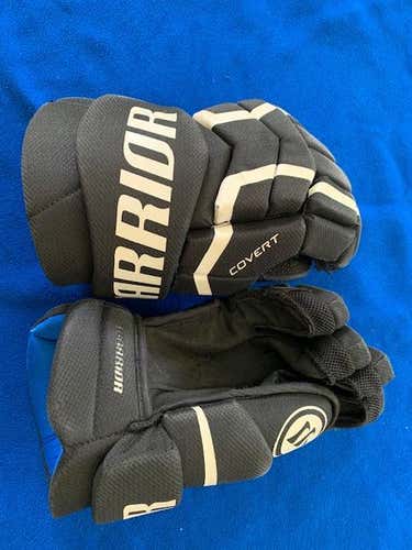 Black Used Junior Warrior Covert QRL5 Gloves 12"
