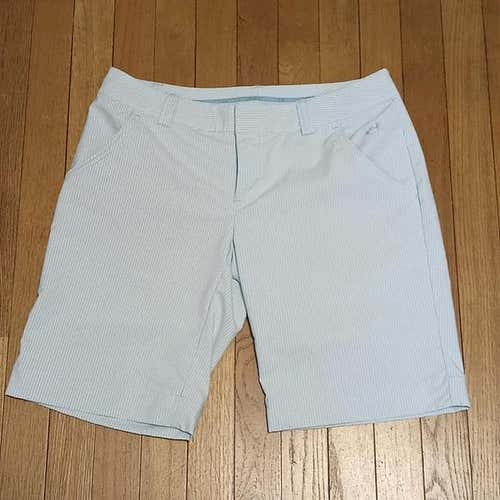 under armour performance shorts womens 6 quick dry like new!!