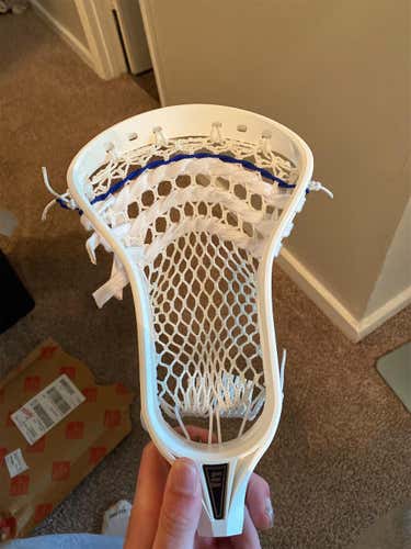 White New Strung Head