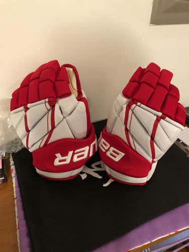 White Senior Bauer Vapor 1X Pro Lite 13" Pro Stock Gloves