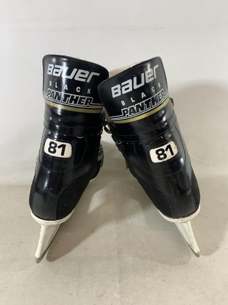 Used Bauer Black Panther 81 Ice Hockey Skates Size 10  display picture 1