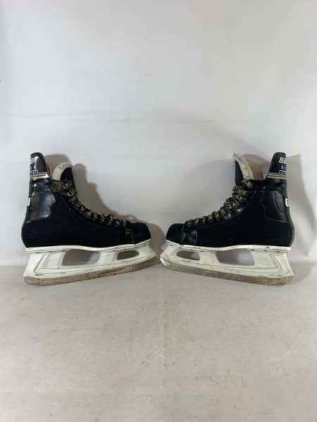 Black Panther 81 Bauer Mens Ice Hockey Skates Carbon Fiber 10 D Black Bauer Black Panther Hockey Skates- Senior main image 2